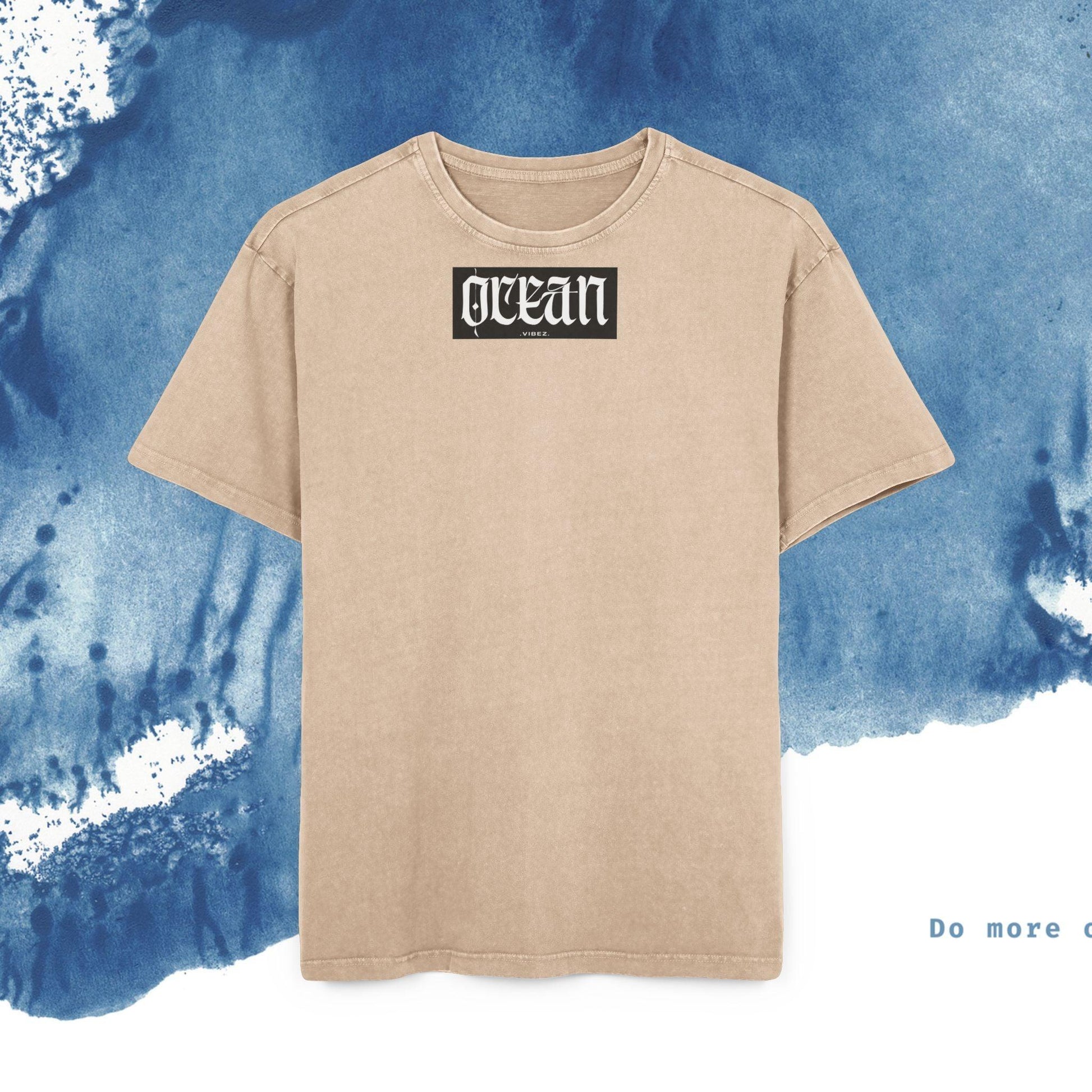 Acid Washed Oversized Tee T-Shirt - Ocean vibez