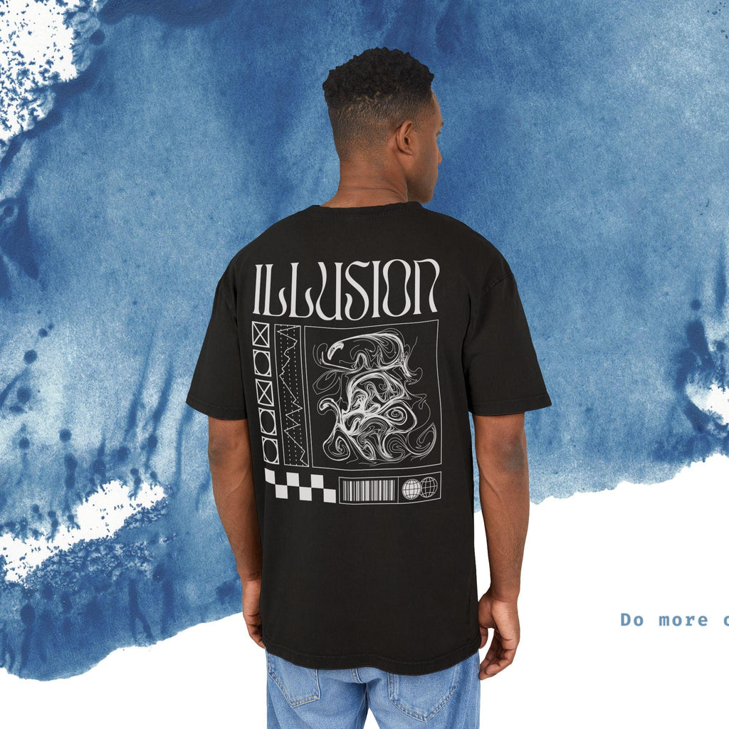 Acid Washed Oversized Tee T-Shirt - Ocean vibez