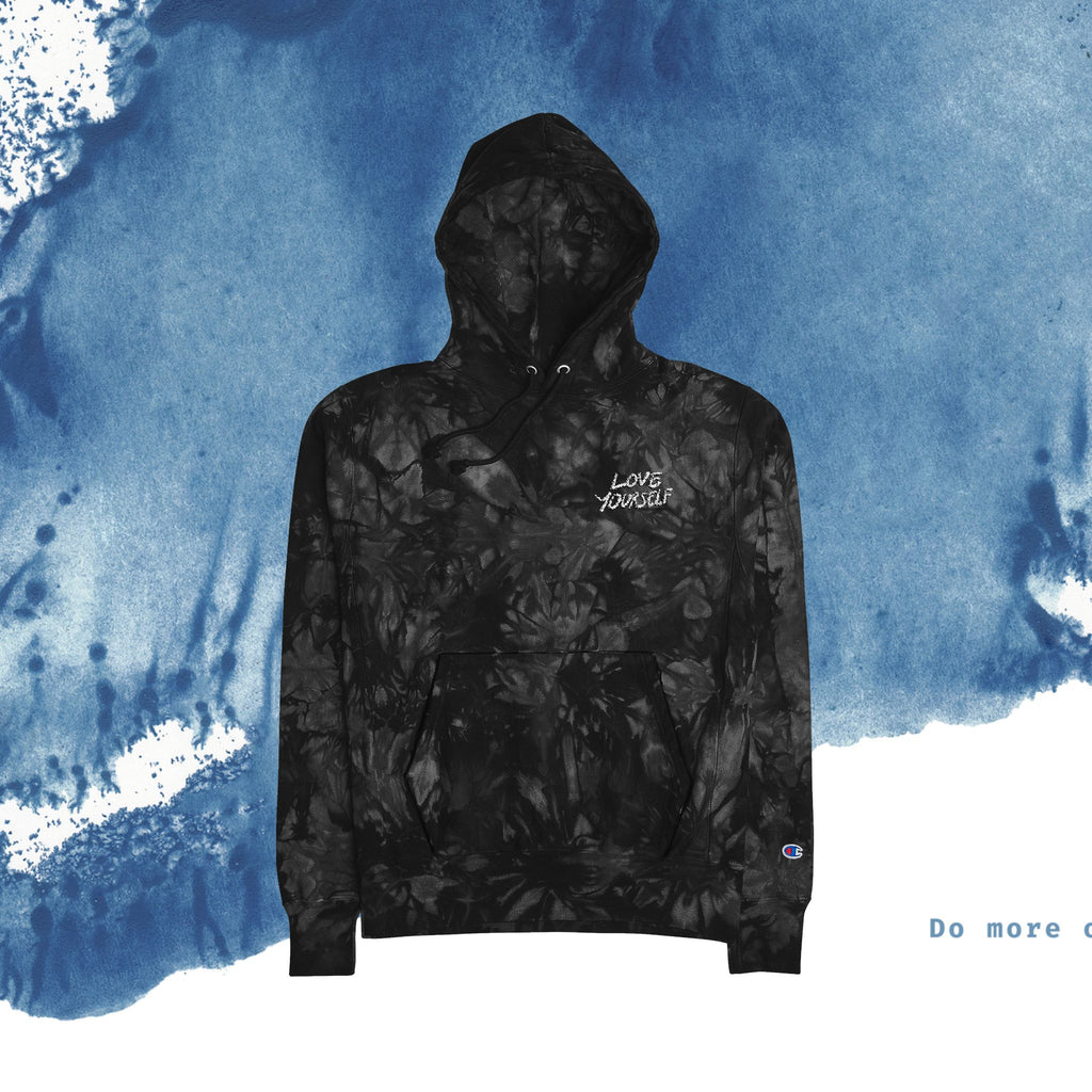 Sweat à capuche Tie-Dye Love Yourself - Sweat-shirt champion unisexe