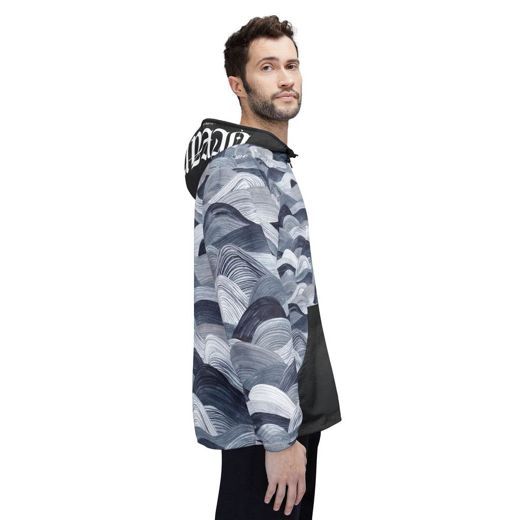Jaqueta corta-vento Ocean Waves - Agasalho elegante à prova d'água