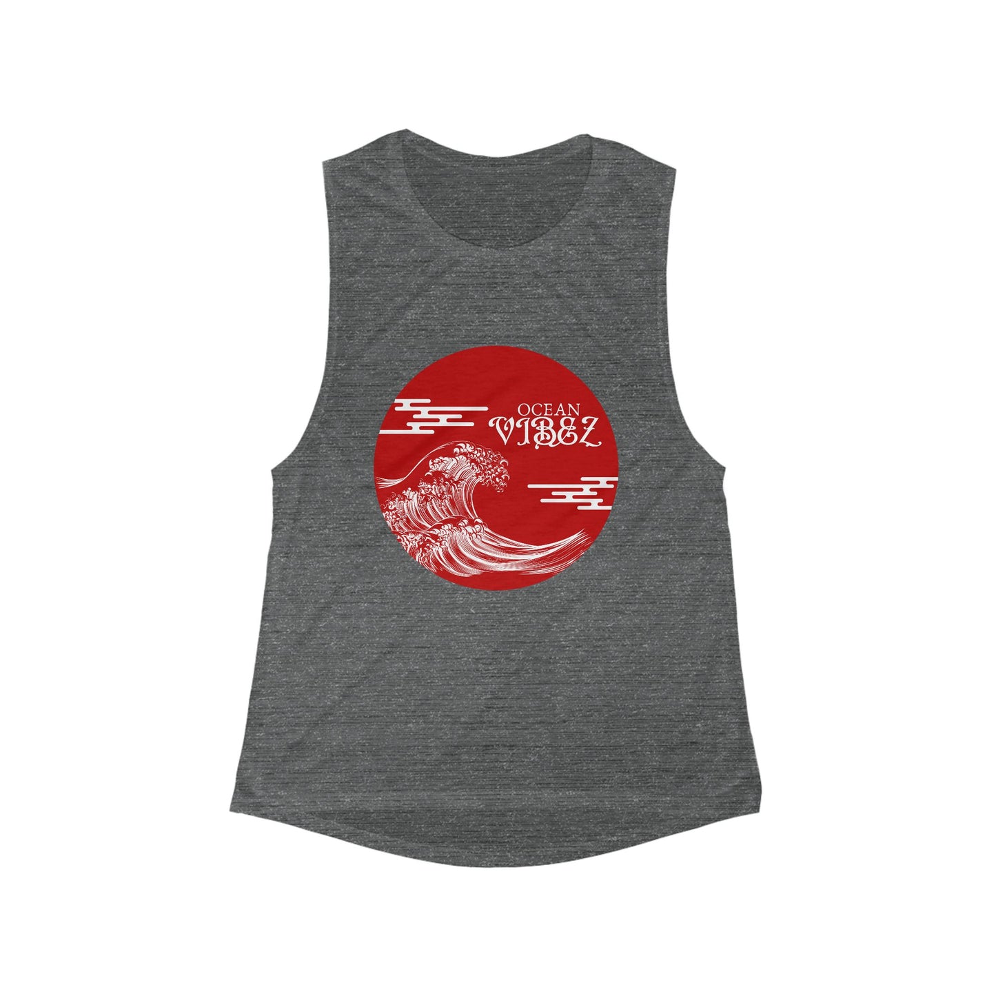 Ocean Waves Women's Flow Tank - Beach Vibes