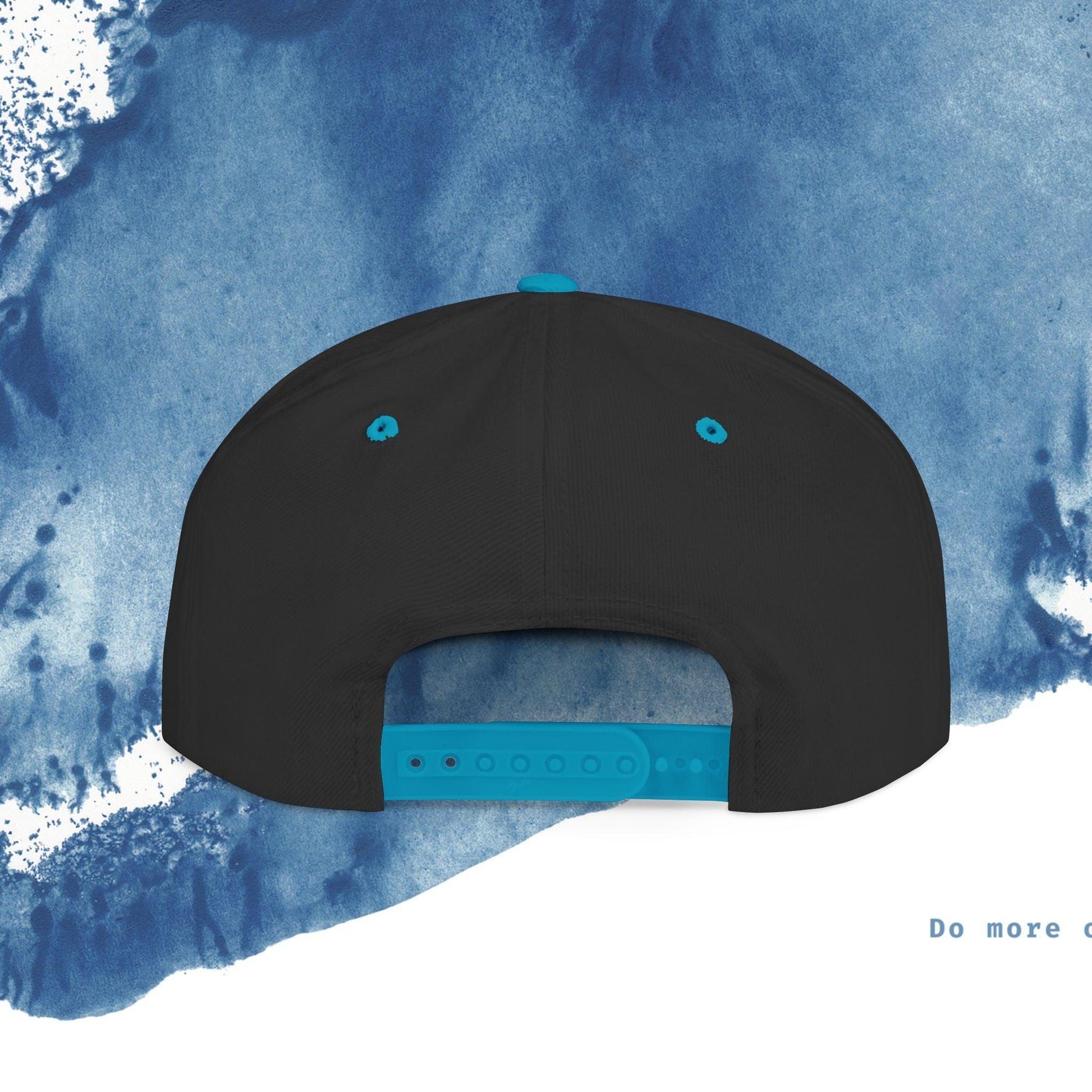 Paradise Vibe Flat Bill Snapback Cap - Trendy Summer Hat - Ocean vibez