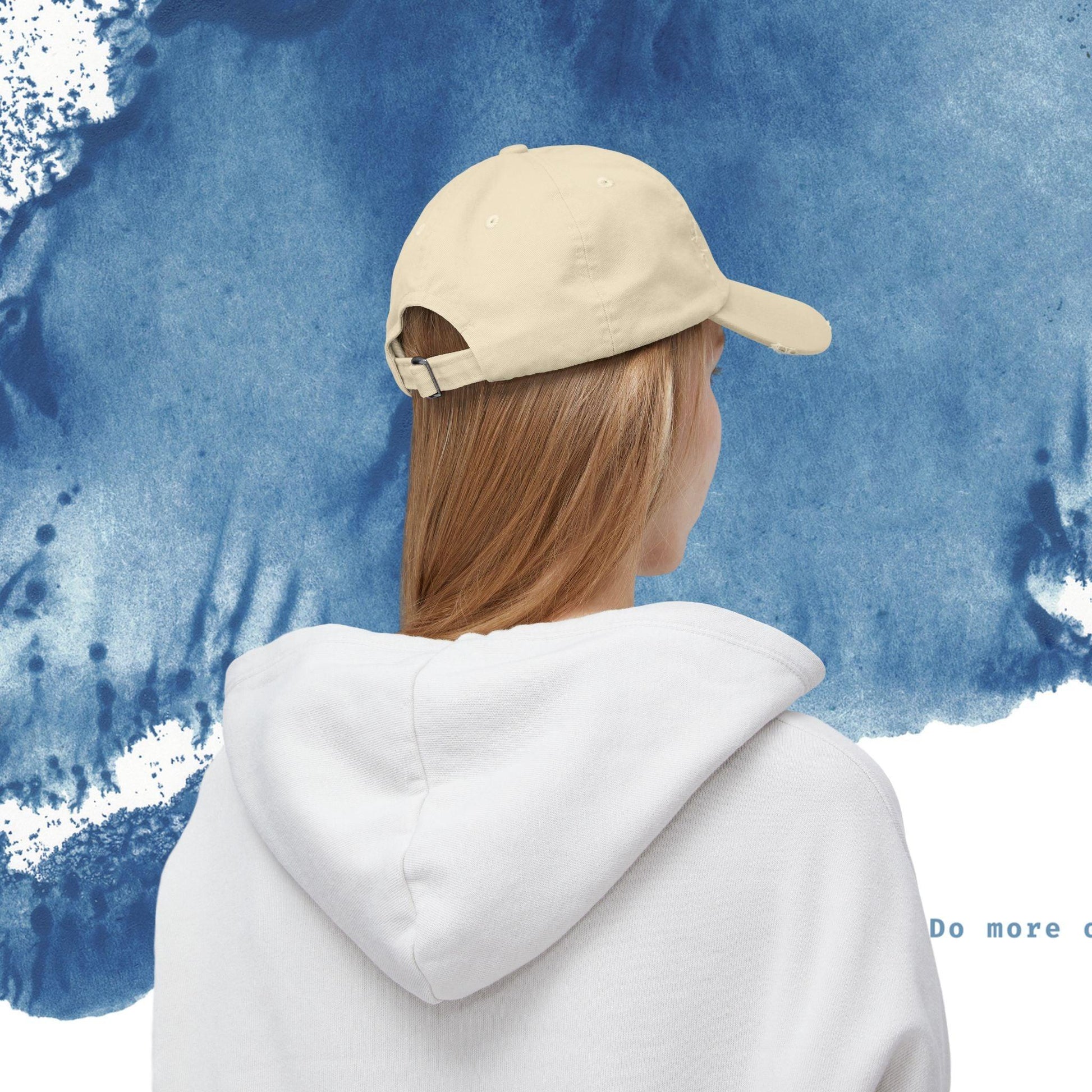 Ocean Vibes Unisex Distressed Cap - Ocean vibez