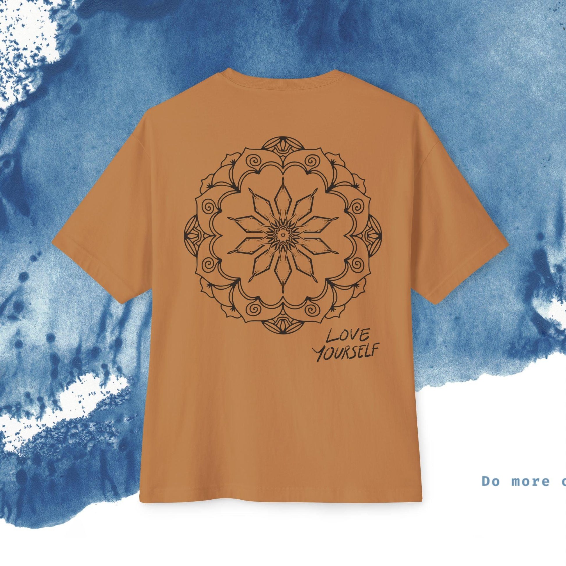 Unisex Oversized T-shirt Boxy Tee - 'Vibes' - Ocean vibez