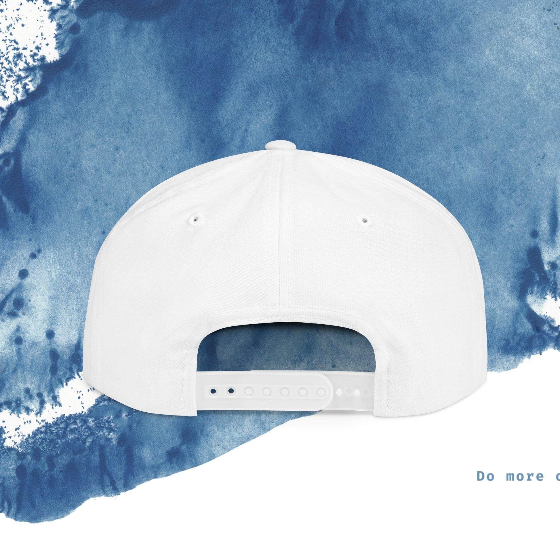 Paradise Vibe Flat Bill Snapback Cap - Trendy Summer Hat - Ocean vibez