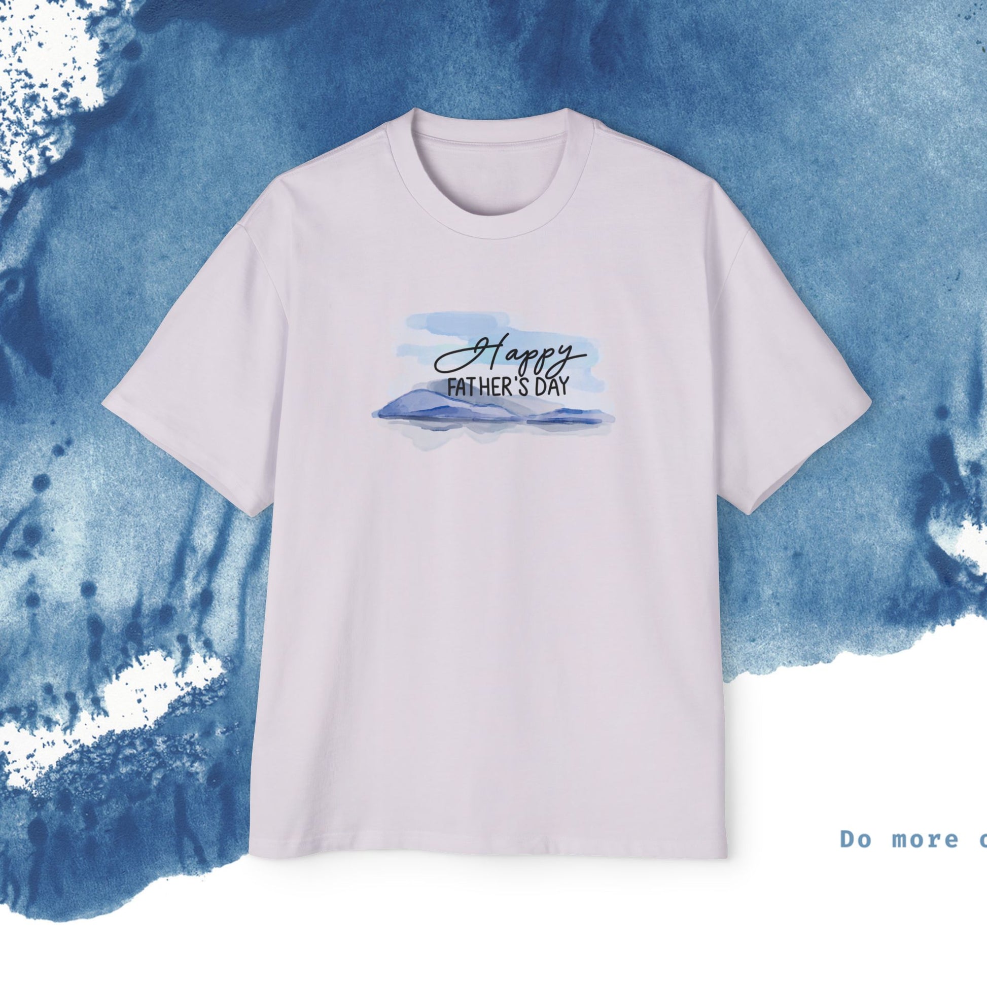 Camiseta Oversized do Dia dos Pais - Momentos de Feliz Dia dos Pais - Ocean vibez