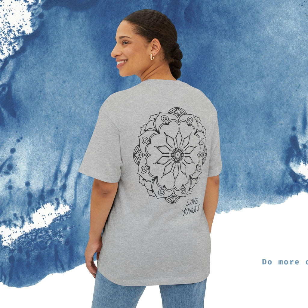 Unisex Oversized T-shirt Boxy Tee - 'Vibes' - Ocean vibez