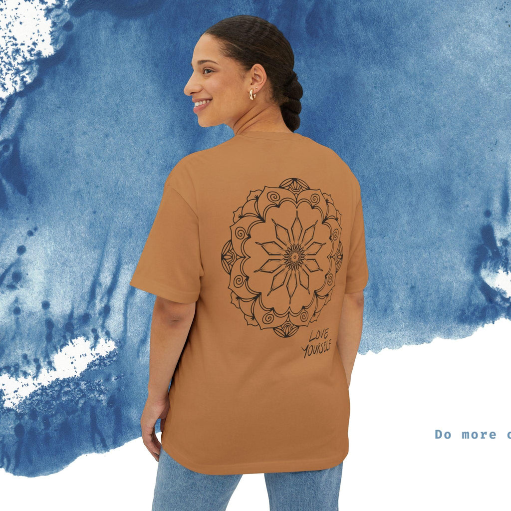 Unisex Oversized T-shirt Boxy Tee - 'Vibes' - Ocean vibez