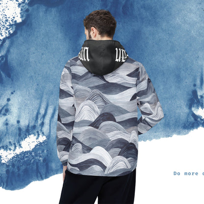 Jaqueta corta-vento Ocean Waves - Agasalho elegante à prova d'água