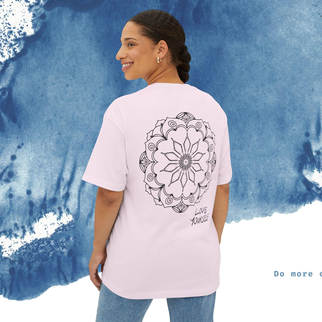 Unisex Oversized T-shirt Boxy Tee - 'Vibes' - Ocean vibez